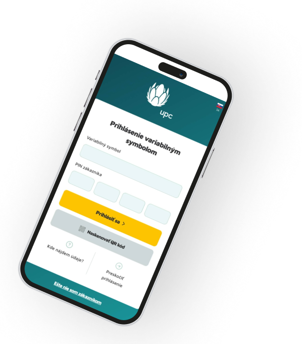 mobilná aplikácia UPC