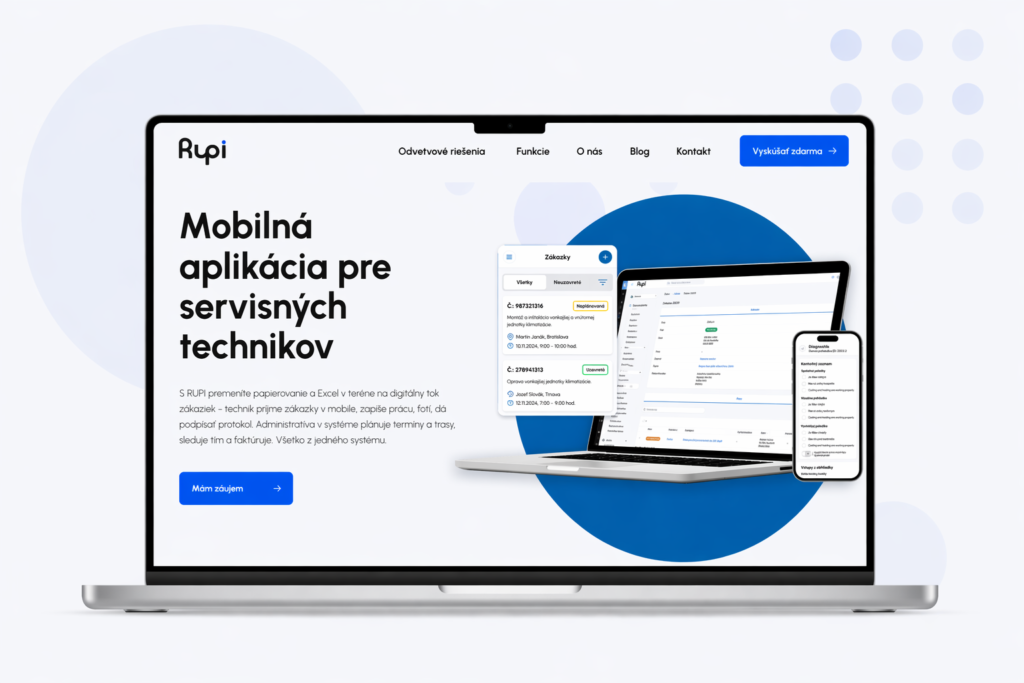 webová stránka rupi