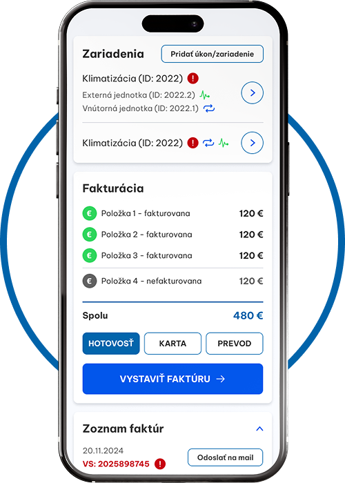 hlavné funkcie aplikácie rupi pre servisných technikov