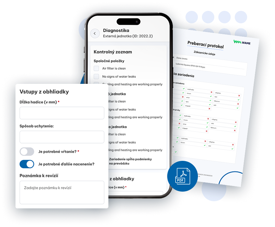 Mobilná aplikácia pre servisných technikov