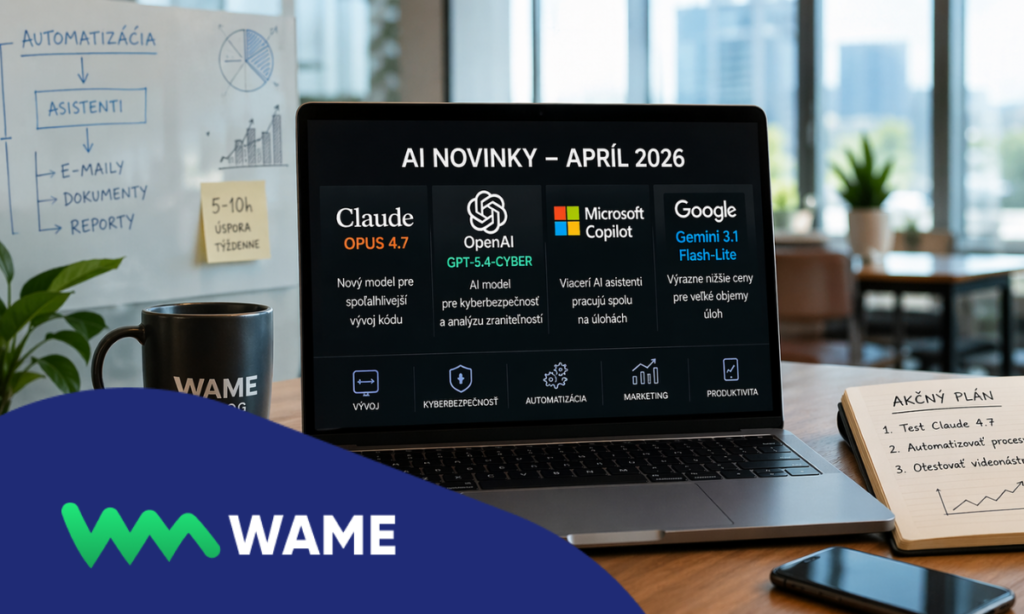 Čo priniesla AI v apríli 2026