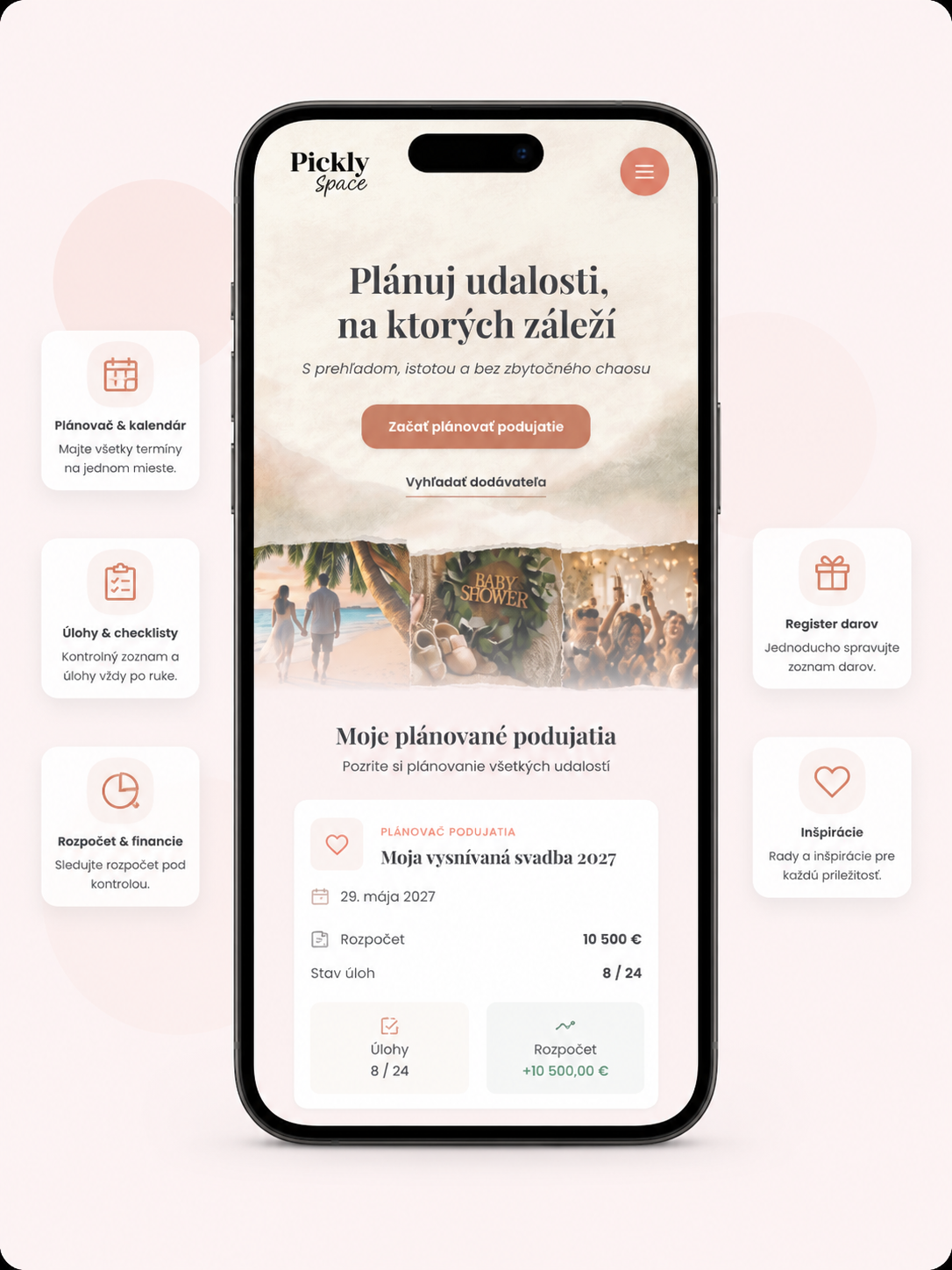 vývoj saas platformy na plánovanie eventov