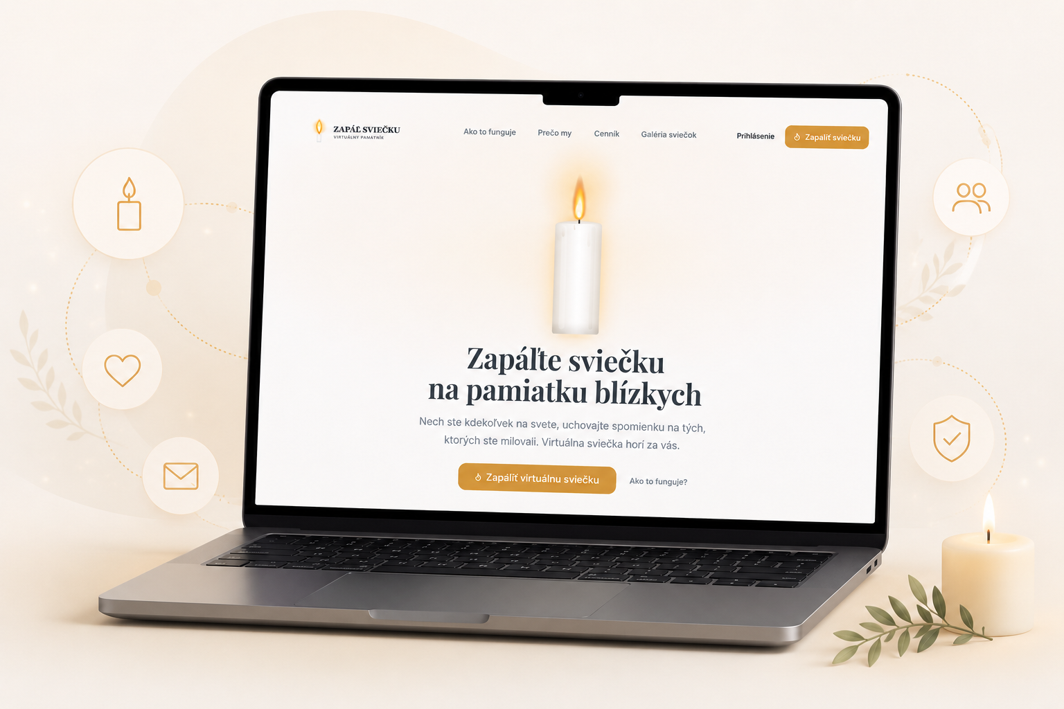 zapalsviecku saas produkt